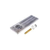 30in X 7in Side Spray Glass Rinser Drip Tray – Brushed Stainless – With Drain